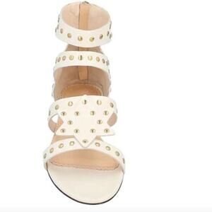 Charlotte Olympia White Star Studded Sandals